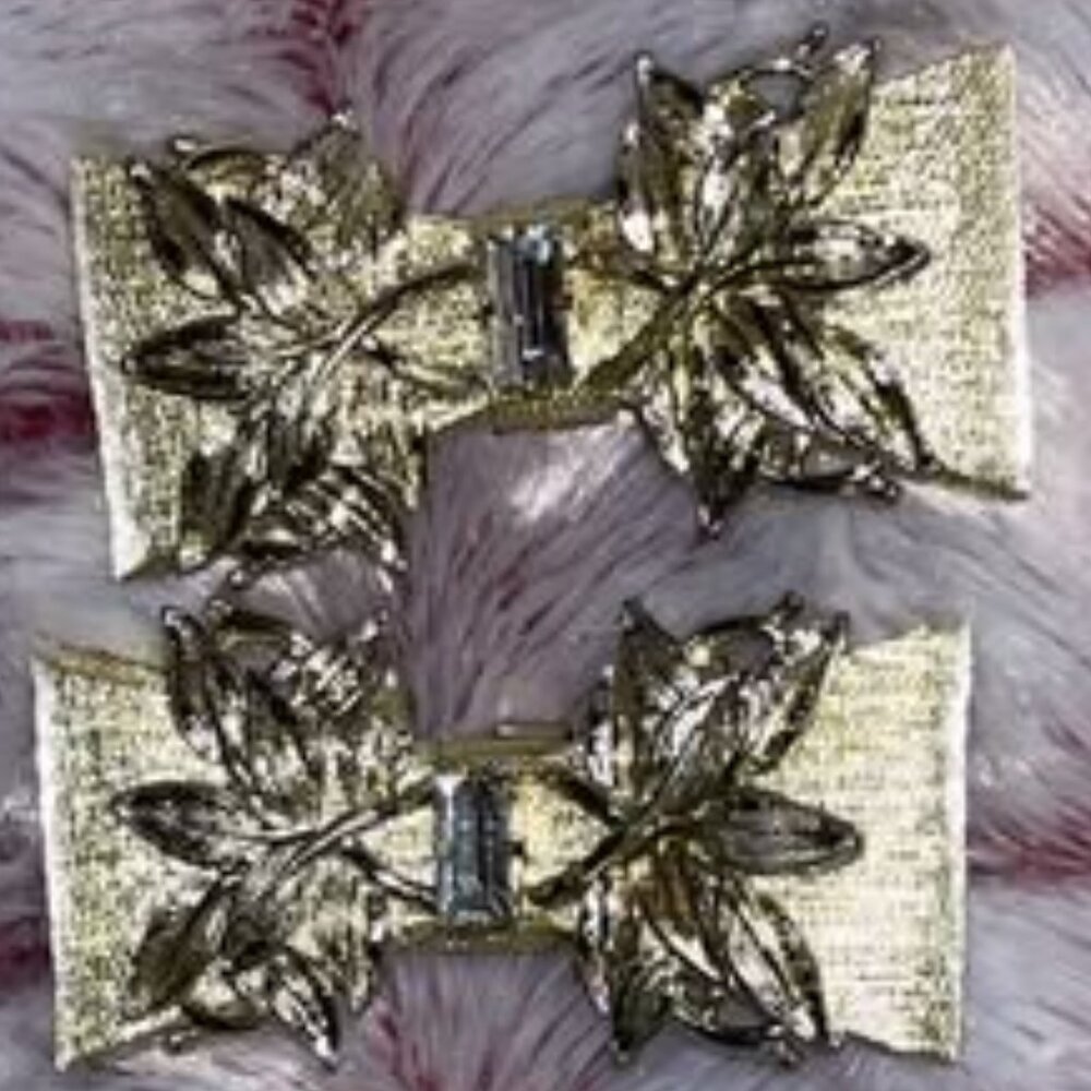 Vintage shoe clips